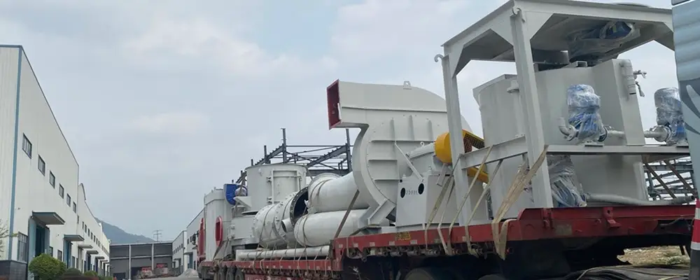 GK氢氧化钙生产线设备装车发往广西