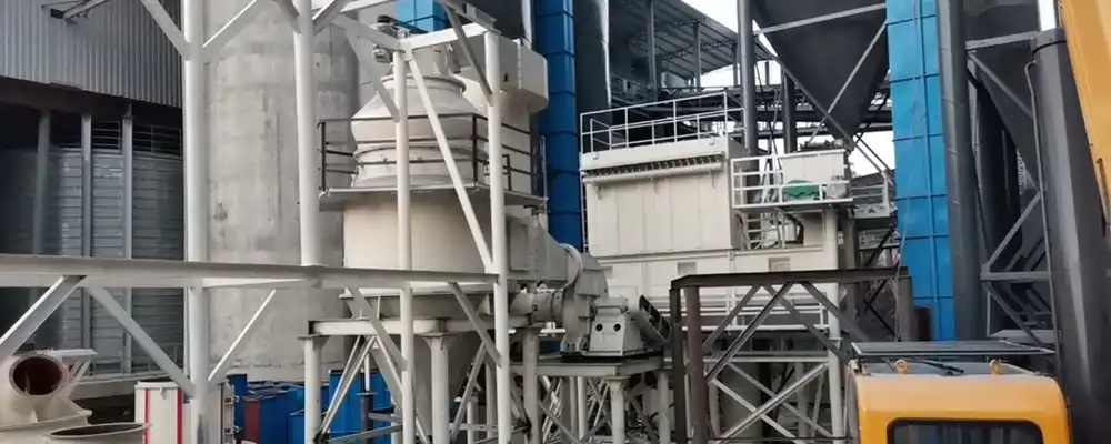 GK高比表面积氢氧化钙生产线湖南客户现场